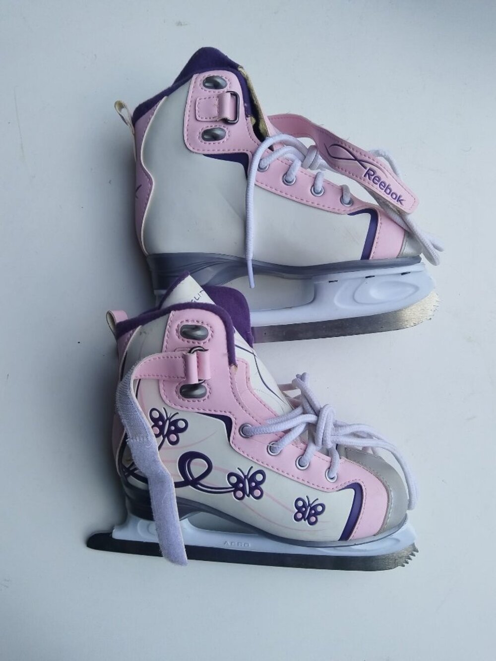 Bauer Kids Hard Shell Ice Skates Size US Y10/Y11 EU 28/29